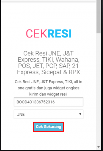 cara cek barang jne sudah sampai atau belum apkhape.com