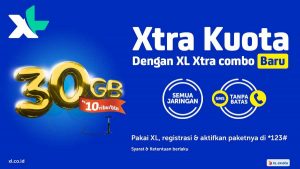 cara merubah kuota Xtra XL 30 GB menjadi kuota reguler