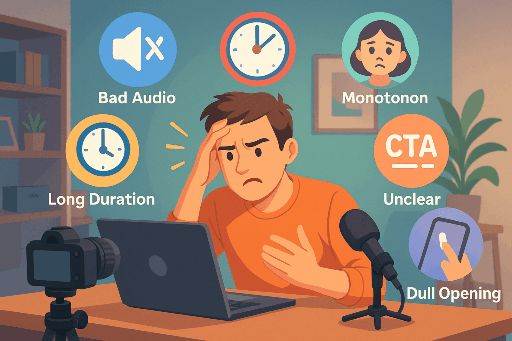 5 Kesalahan Umum Saat Bikin Video yang Bikin Audiens Kabur—Cek Solusinya di Sini!